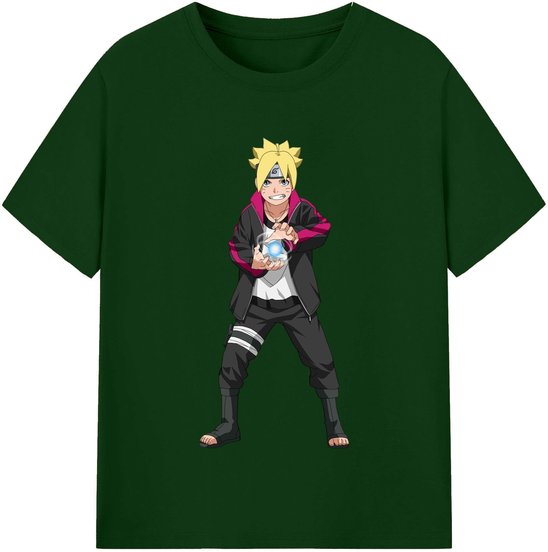 （画像用） NARUTO -ナルト- うずまき ボルト Uzumaki Boruto 綿100％半袖Tシャツ（フロントプリント）